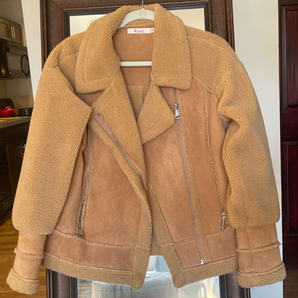 Cozy Tan Fall Jacket - image 1